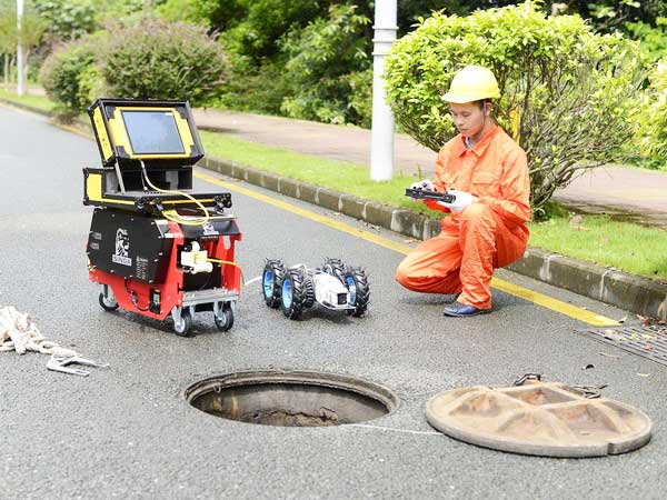 本号镇管道机器人检测
